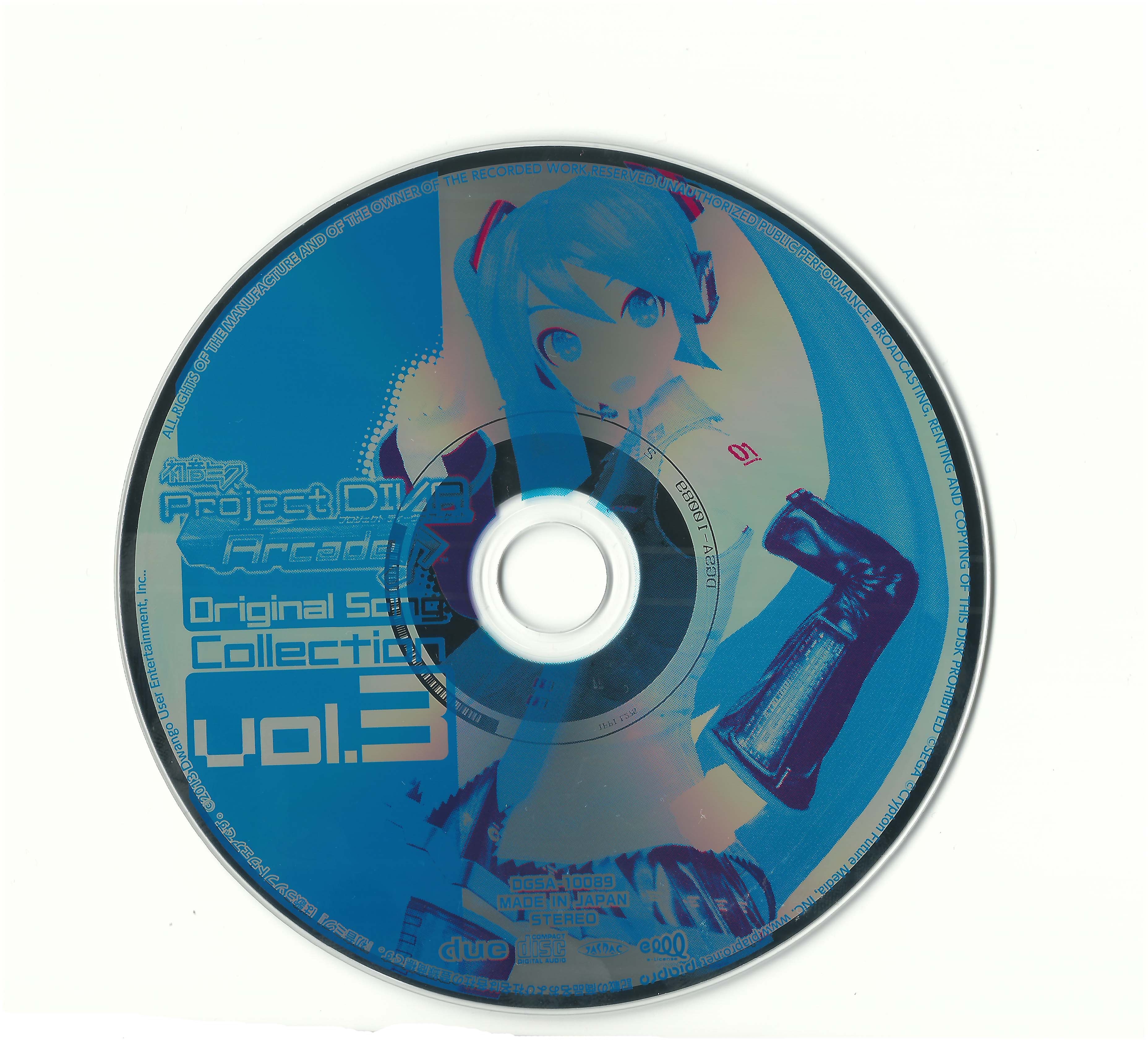 Miku Hatsune -Project DIVA Arcade- Original Song Collection